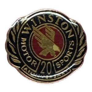 Winston Motor Sports 20 Year Anniversary Pin‎ 1"